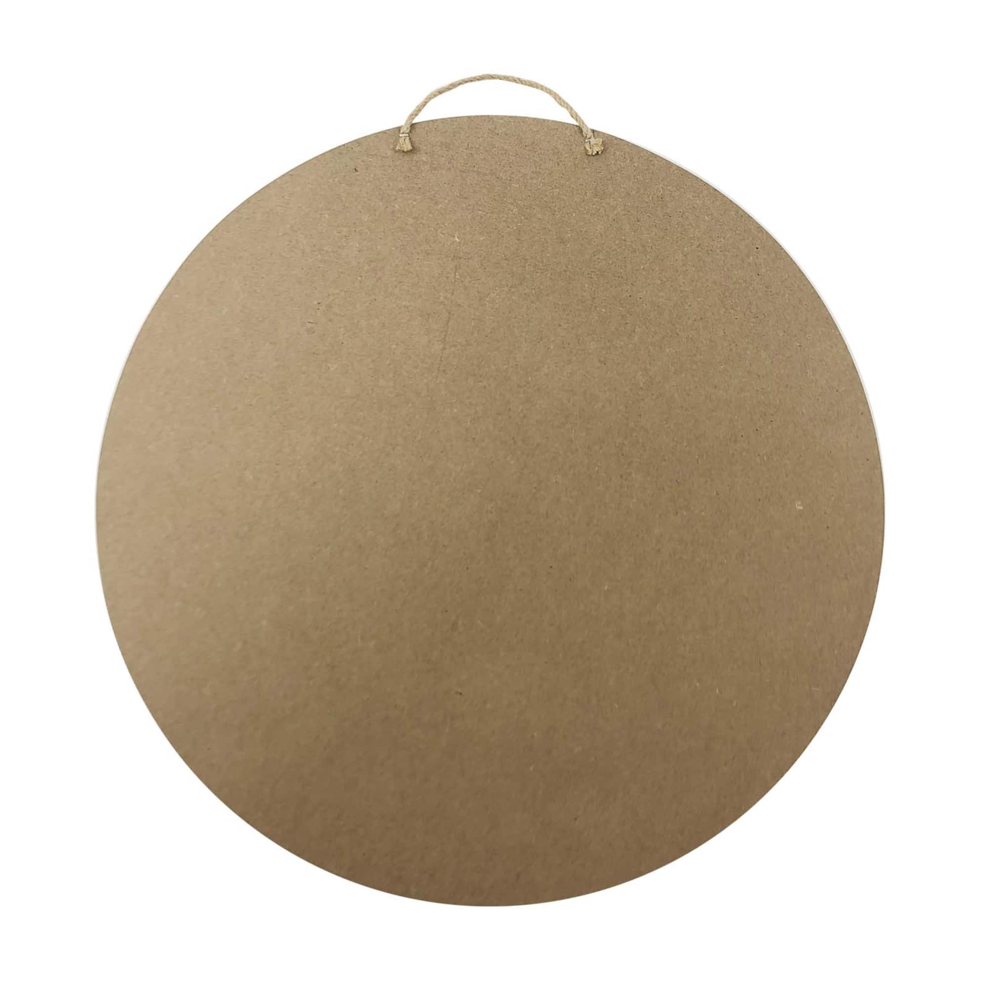 15" Unfinished Round Plaque by Make Market®